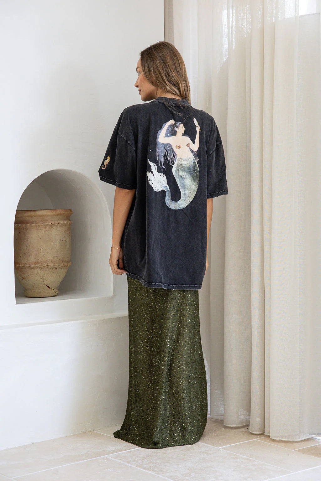 PEACH AND PARLA- ODESSA TEE