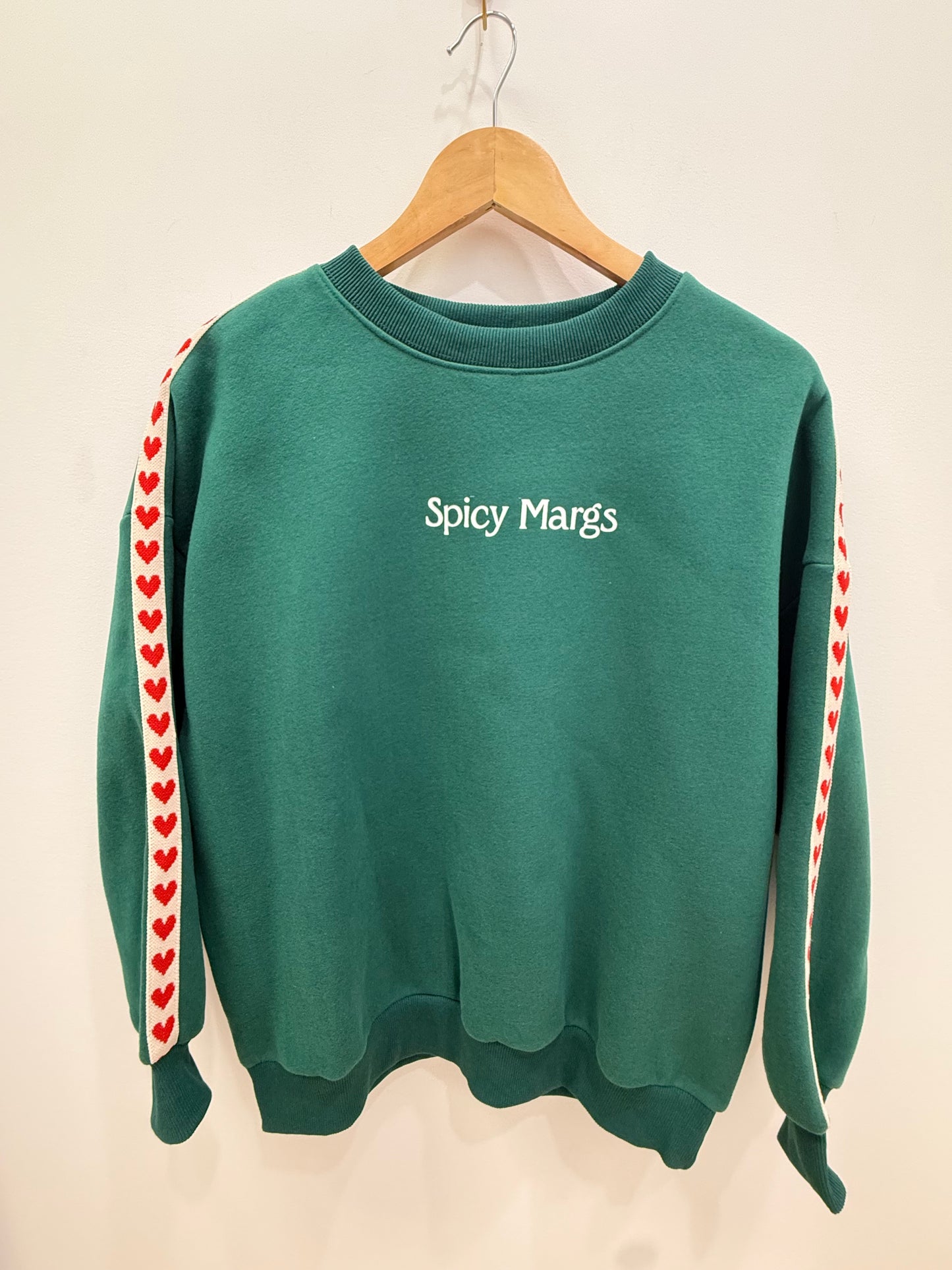 Spicy Marg Heart jumper - Green