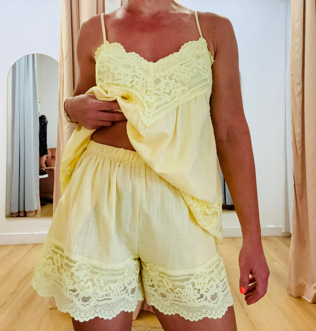 By Frankie/ Summer Lace Set- Lemon