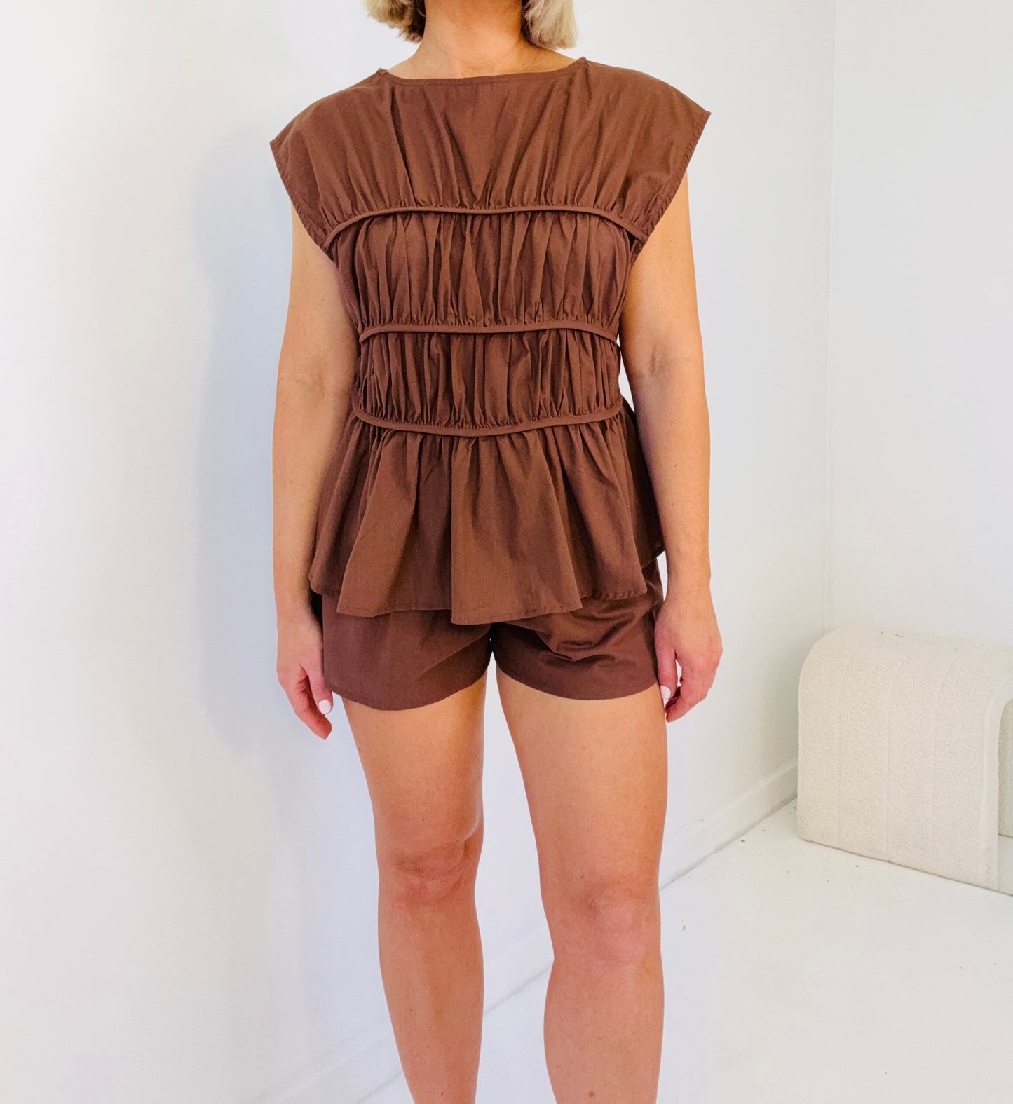 Mali Short Set- chocolate