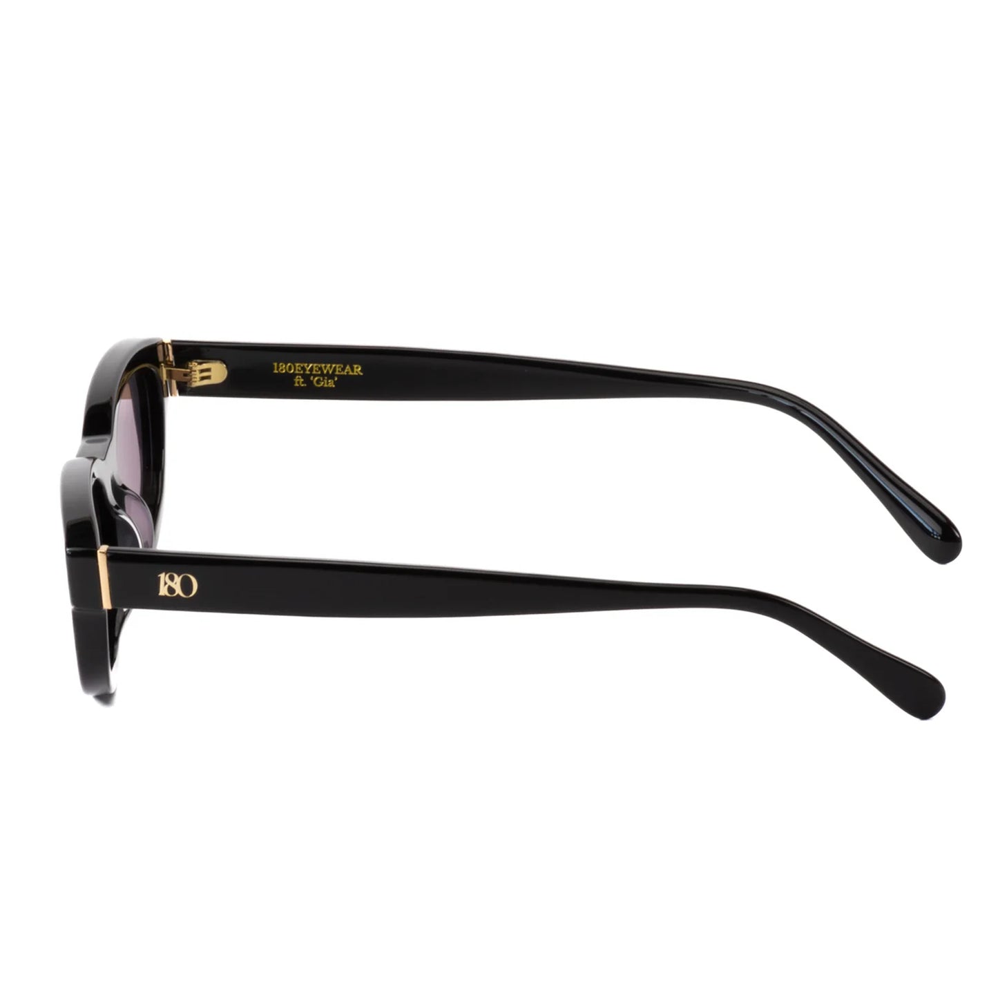 180 EYEWEAR 'GIA' FT. GLOSS BLACK W. BLACK LENS
