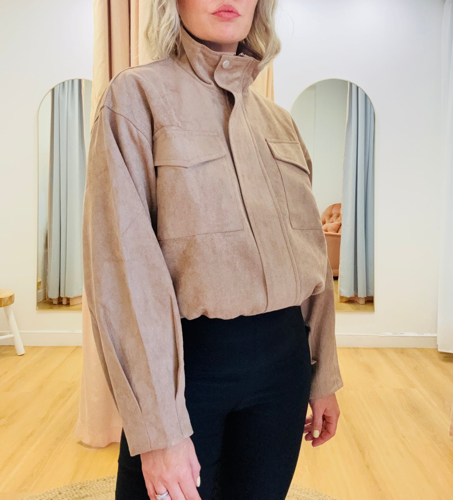 By Frankie/ Lottie Bomber-Beige