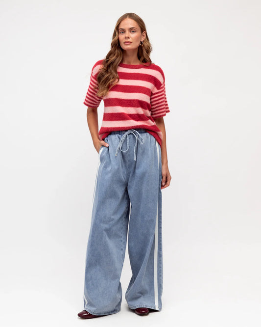 SORA TRACKIES DENIM PANTS
