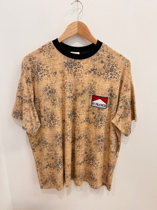 By Frankie/ Leopard Wash Oversized Tee