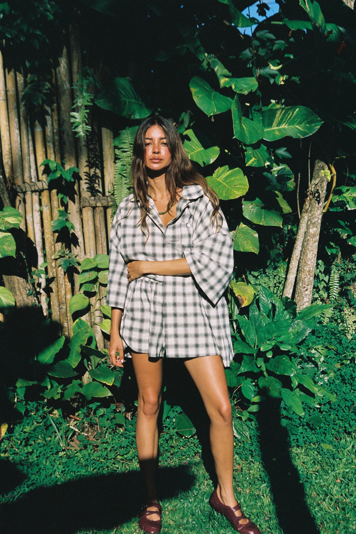 CIAO CIAO/ SONDER CHECK BUNGALOW SHIRT