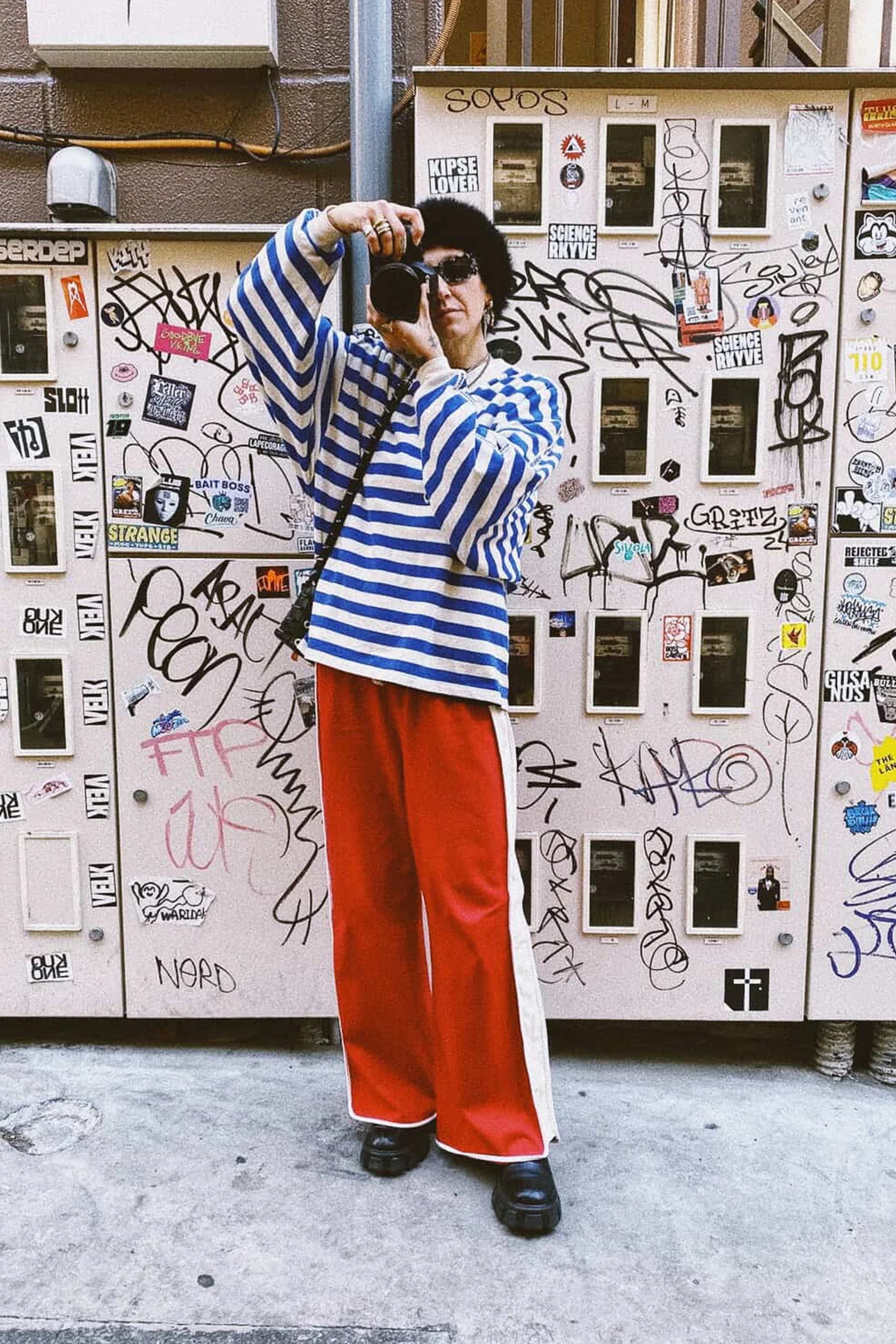 Cracker Day Club- LAZY DAY RETRO PANTS - RED