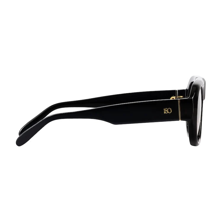 180 EYEWEAR- 'DUNE' FT. GLOSS BLACK W. BROWN GRADIENT LENS