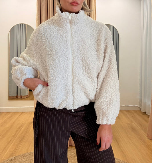 By Frankie/ Teddy Bomber -Cream