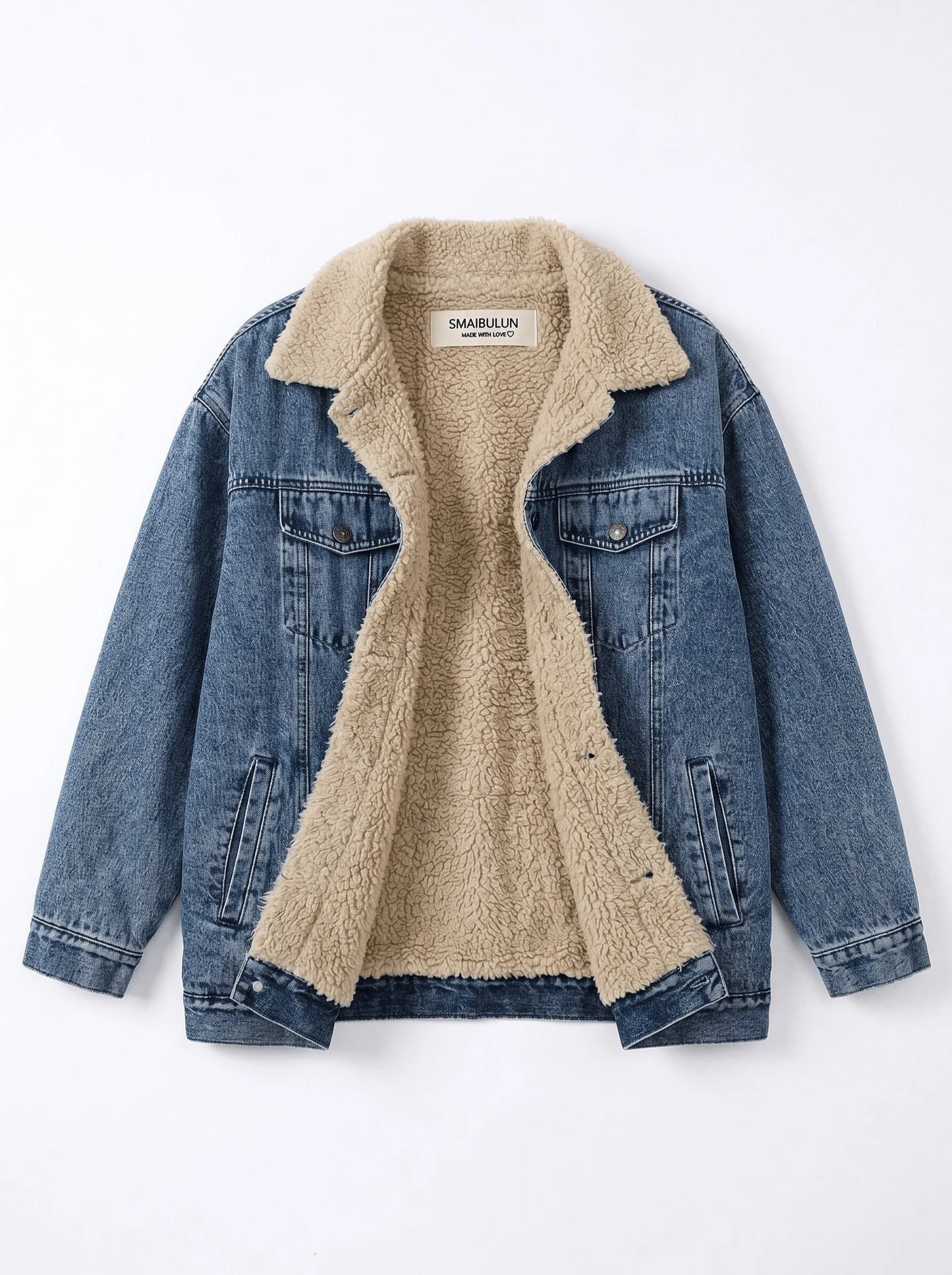 Hazel Fleece Lined Denim Jacket