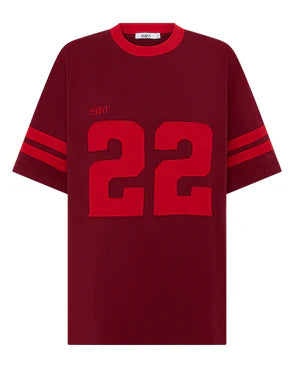 SSAINT- 22 MOTION TEE - CHERRY & RED
