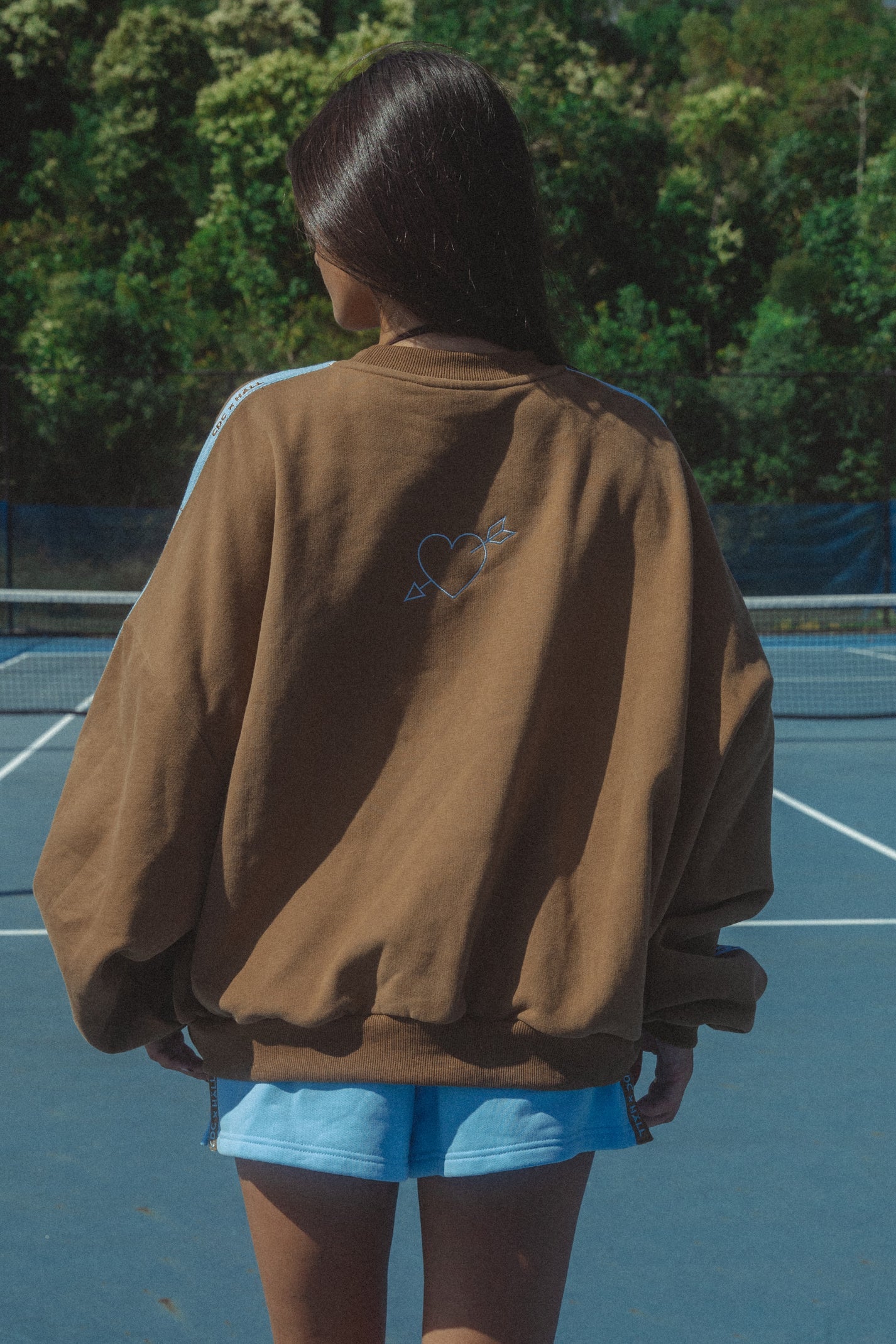 CRACKER DAY CLUB X HALL CLOUD SWEATER - MOCHA