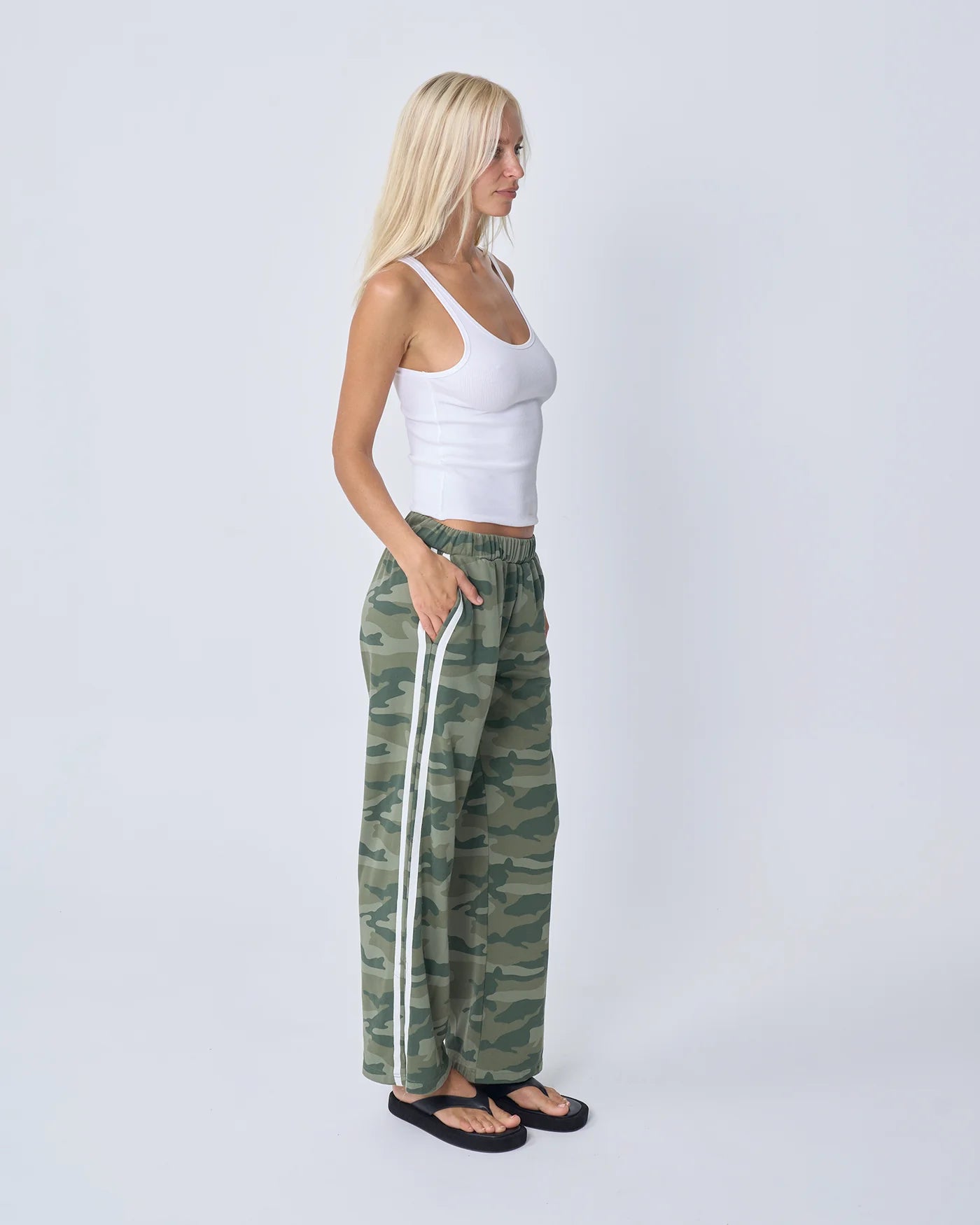 NEAR THE SEA- CAMO TRACK PANT