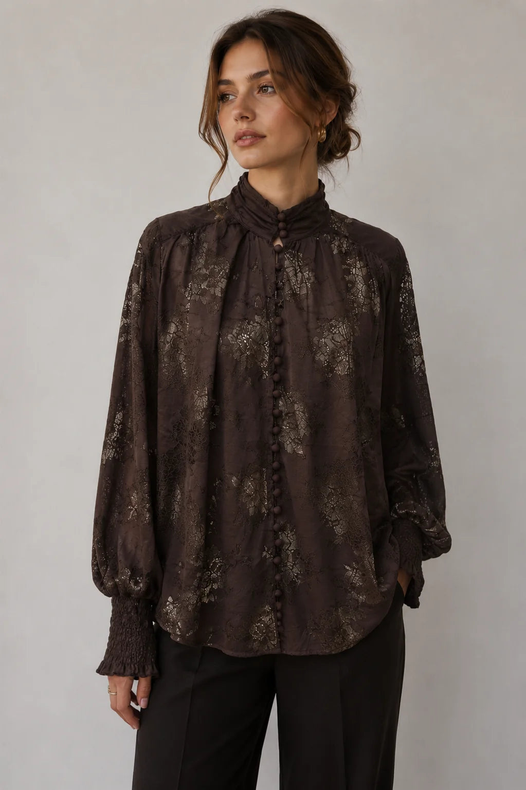 Saint Dreams Shirt- Chocolate