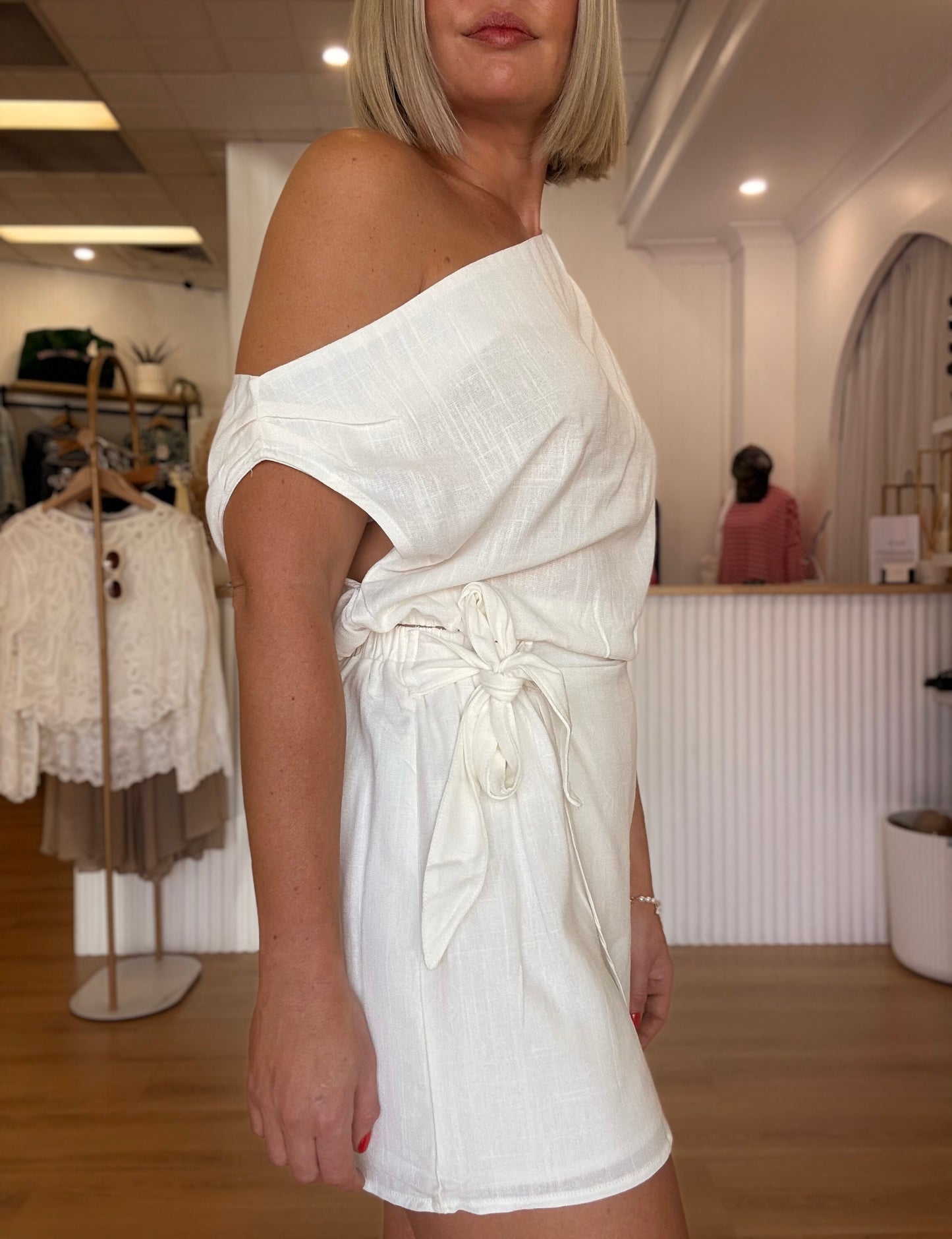 Kyra Skort Set- White