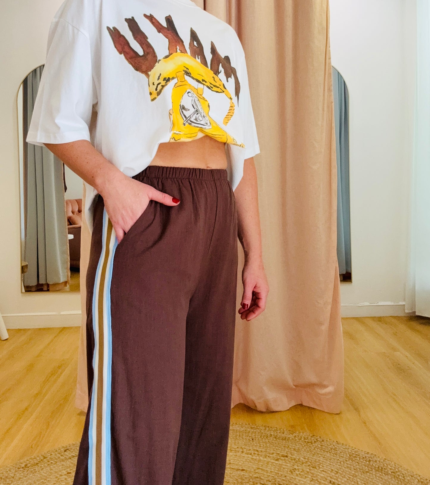 By Frankie/Racer Pant-Sky Choc