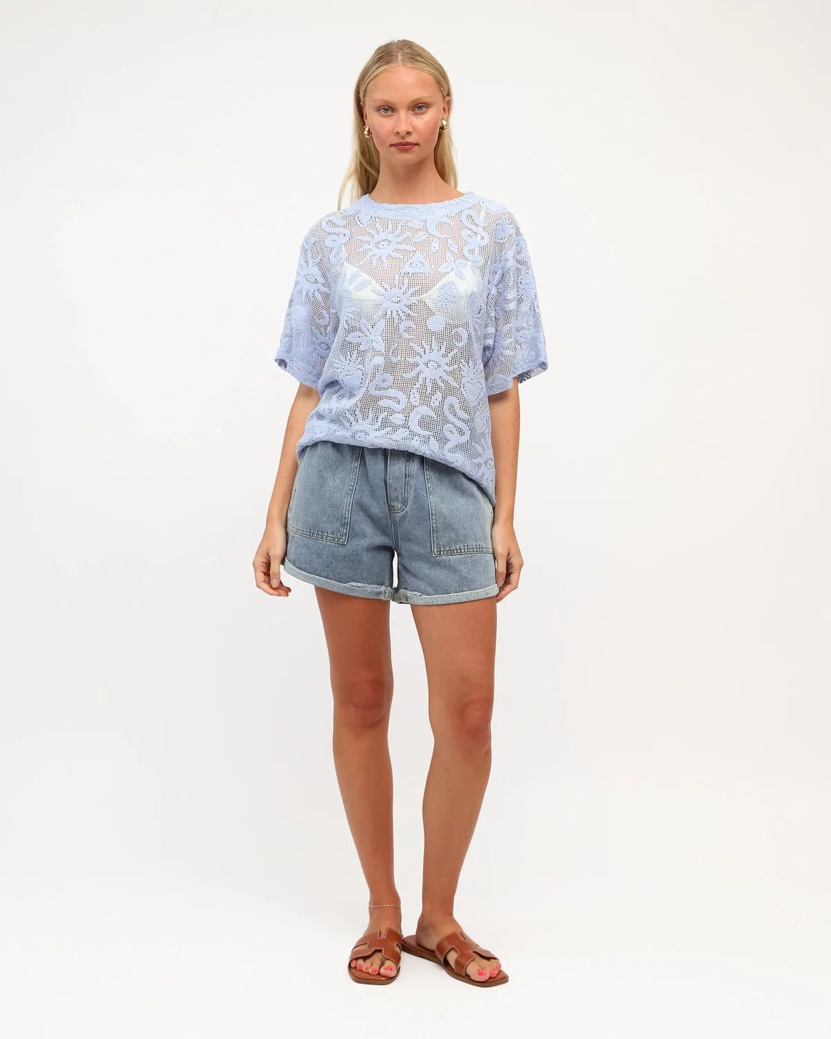 Elliott Tee- Baby Blue