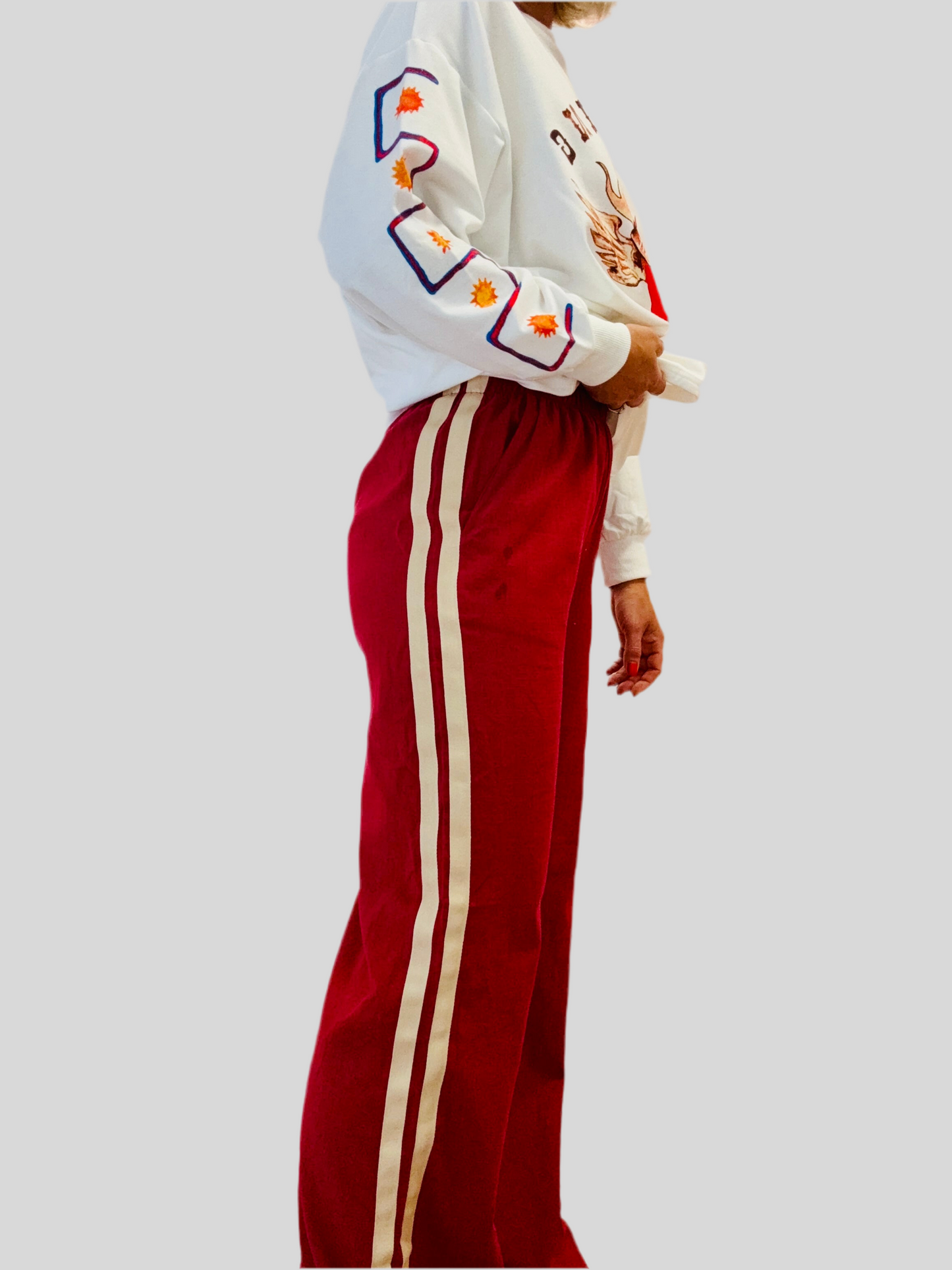 By Frankie / Racer Pant- cherry beige
