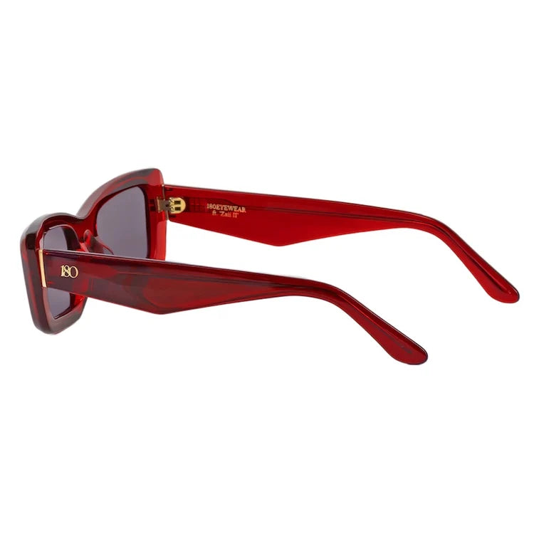 180EYEWEAR- 'ZAII II' FT. TRANSPARENT CHERRY W. BLACK LENS