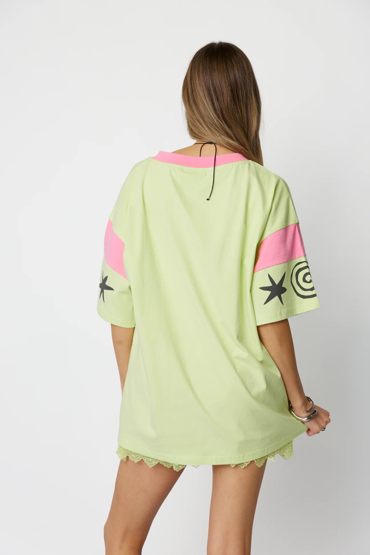 ONLY LOVERS LEFT-SERPENT TEE ~ LIME
