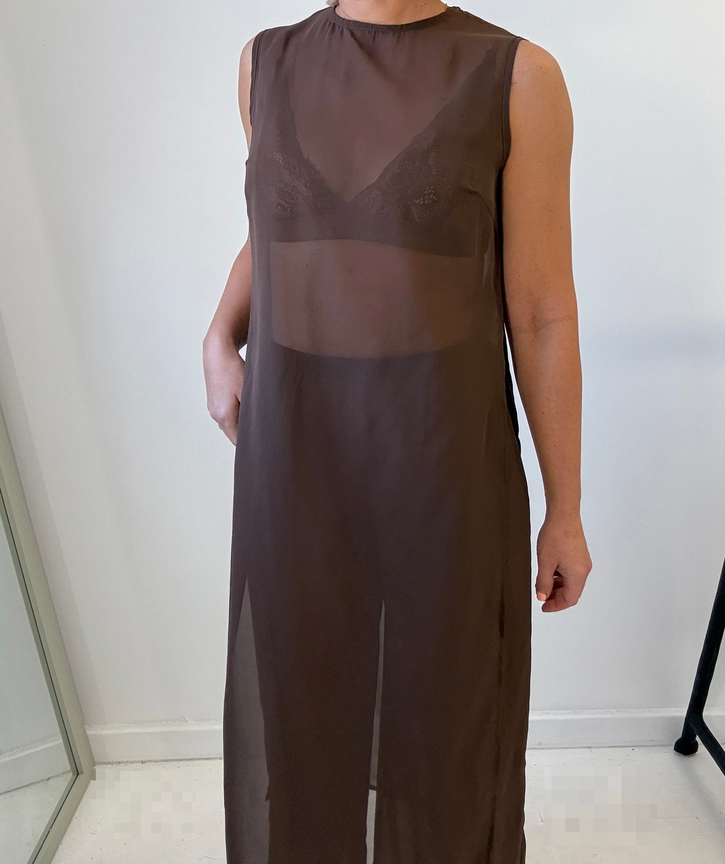 By Frankie / Maeve Sheer Pant Set- Mocha