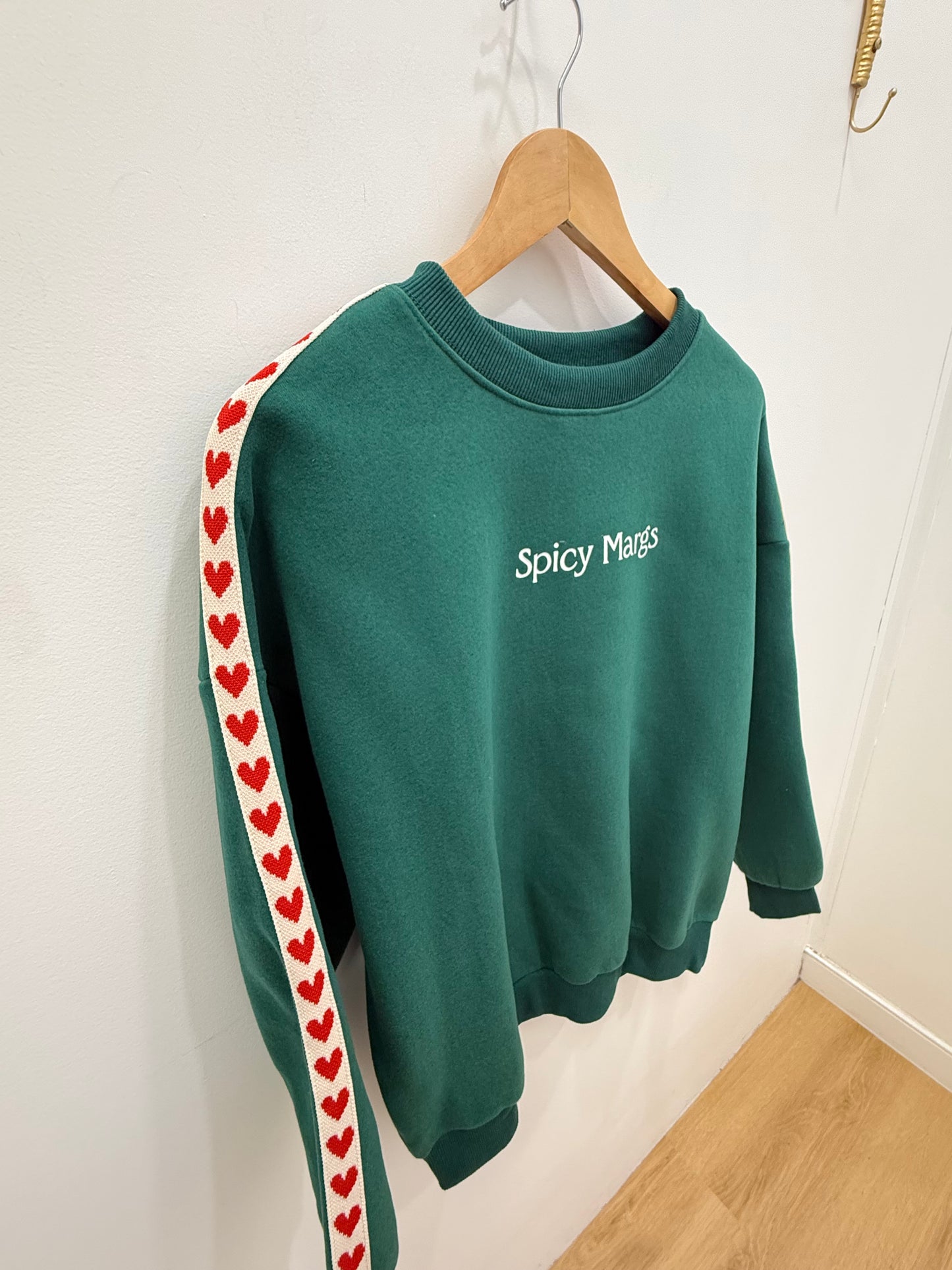 Spicy Marg Heart jumper - Green