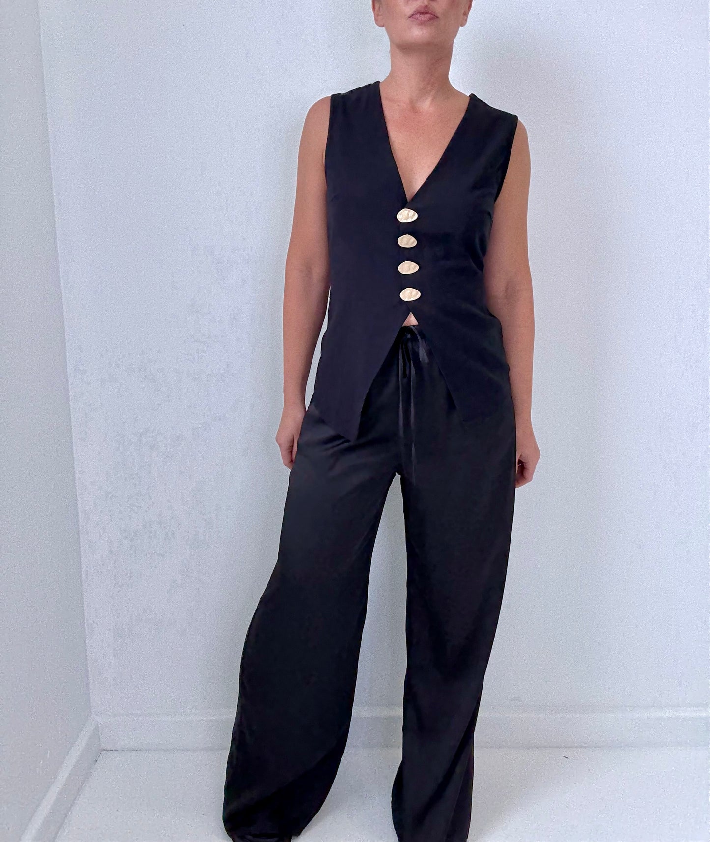 Luna vest set- Black