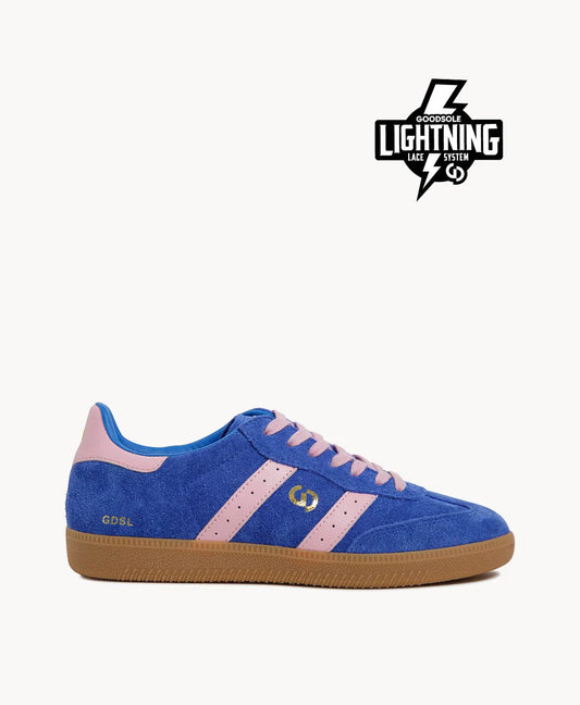 2001 PARALLEL- Cobalt Blue/Pink Suede