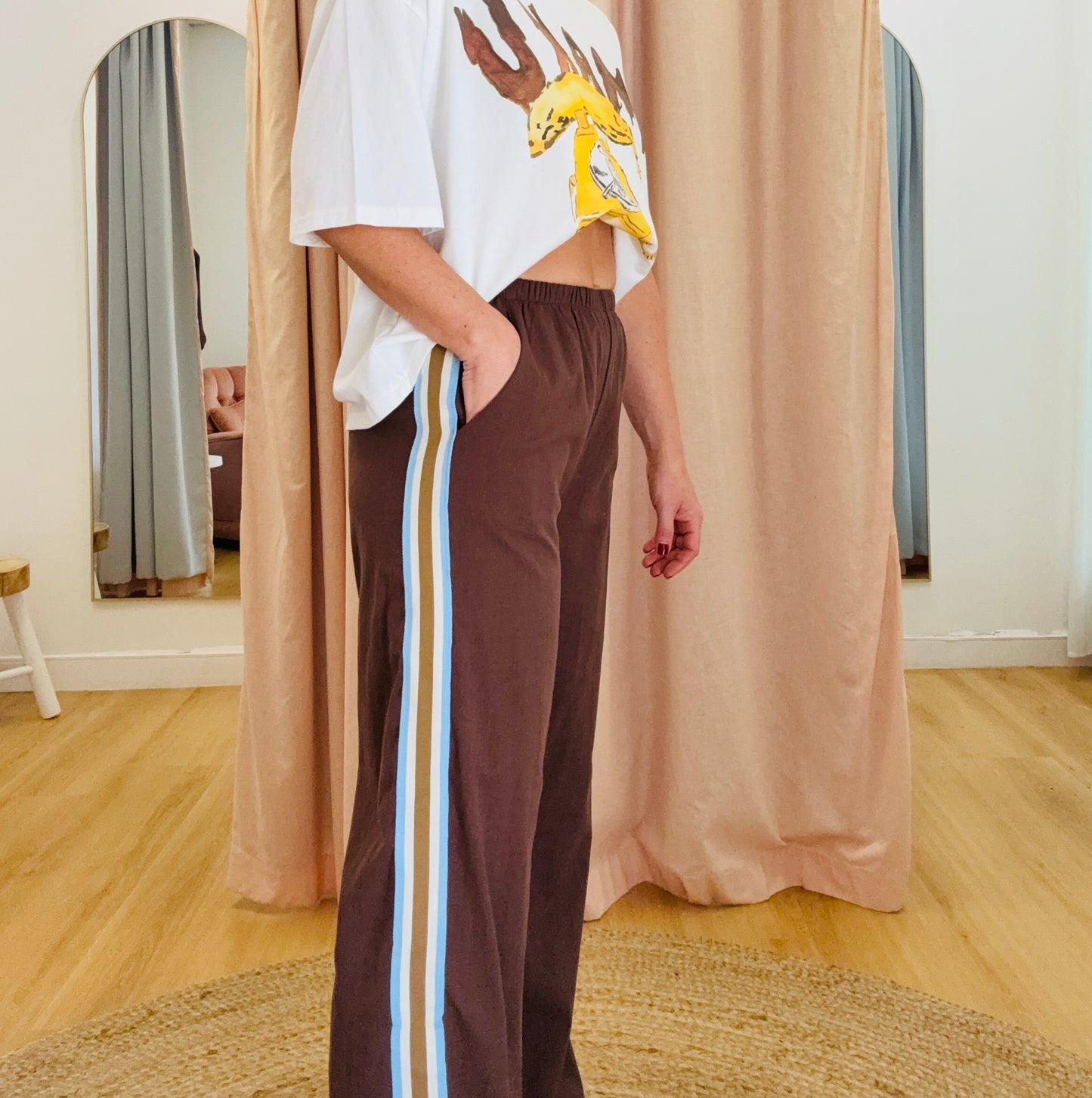 By Frankie/Racer Pant-Sky Choc