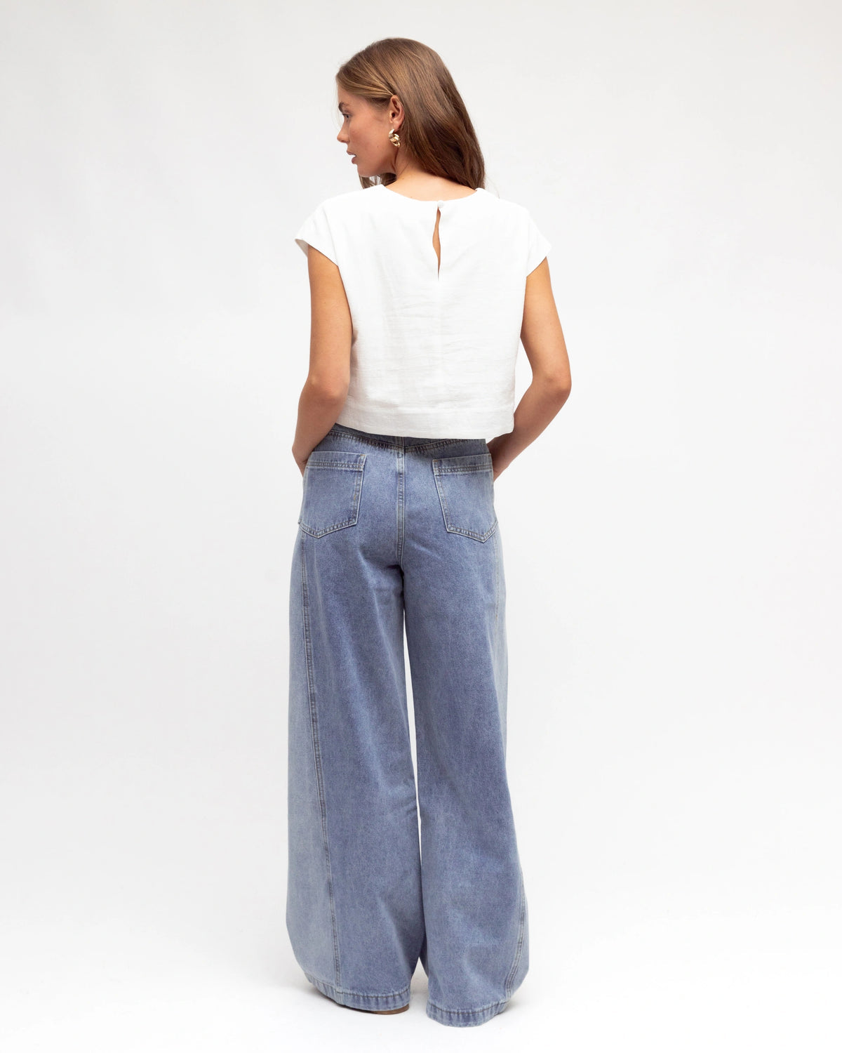 EVERYDAY TWO TONE DENIM PANTS