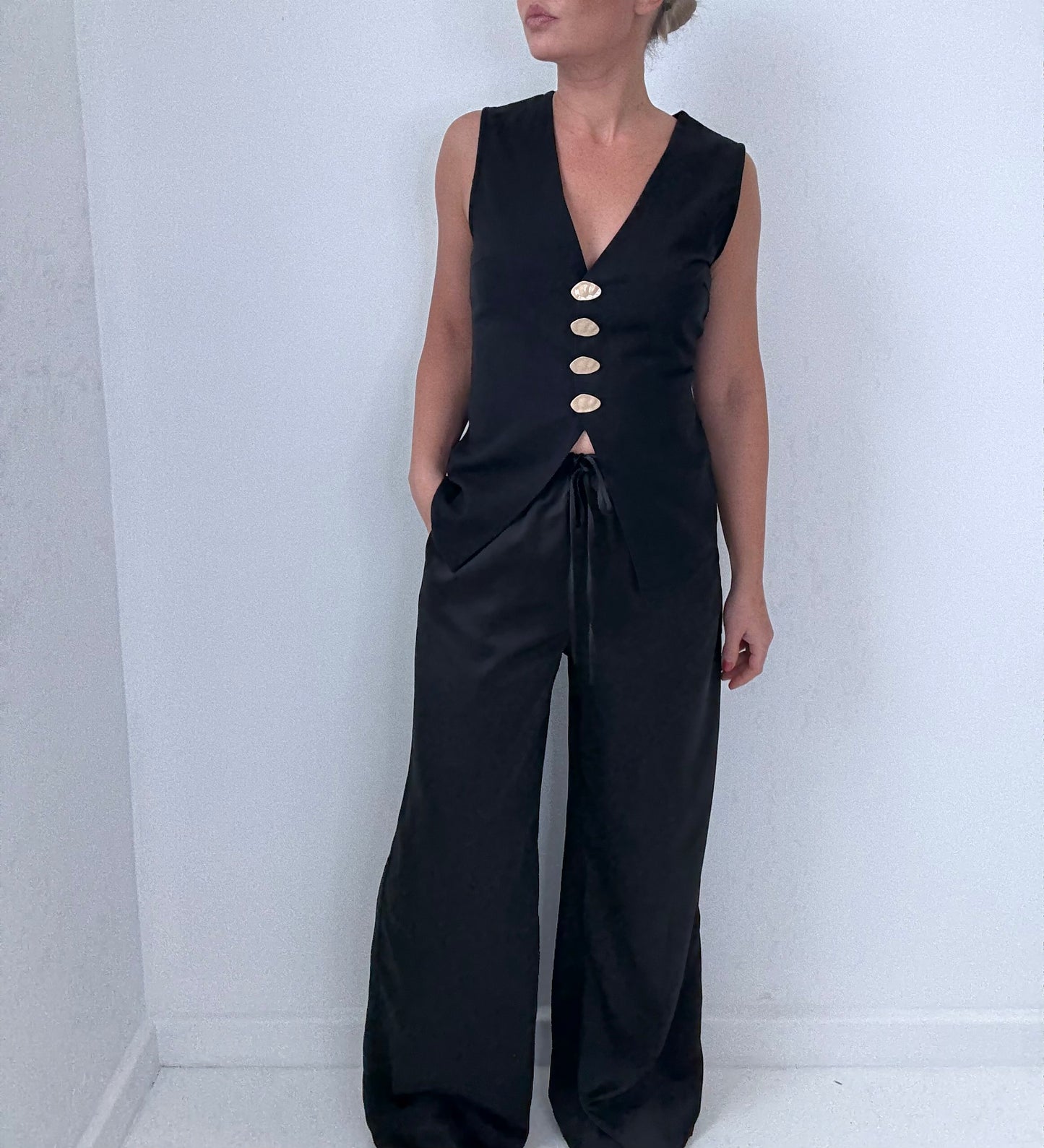 Luna vest set- Black