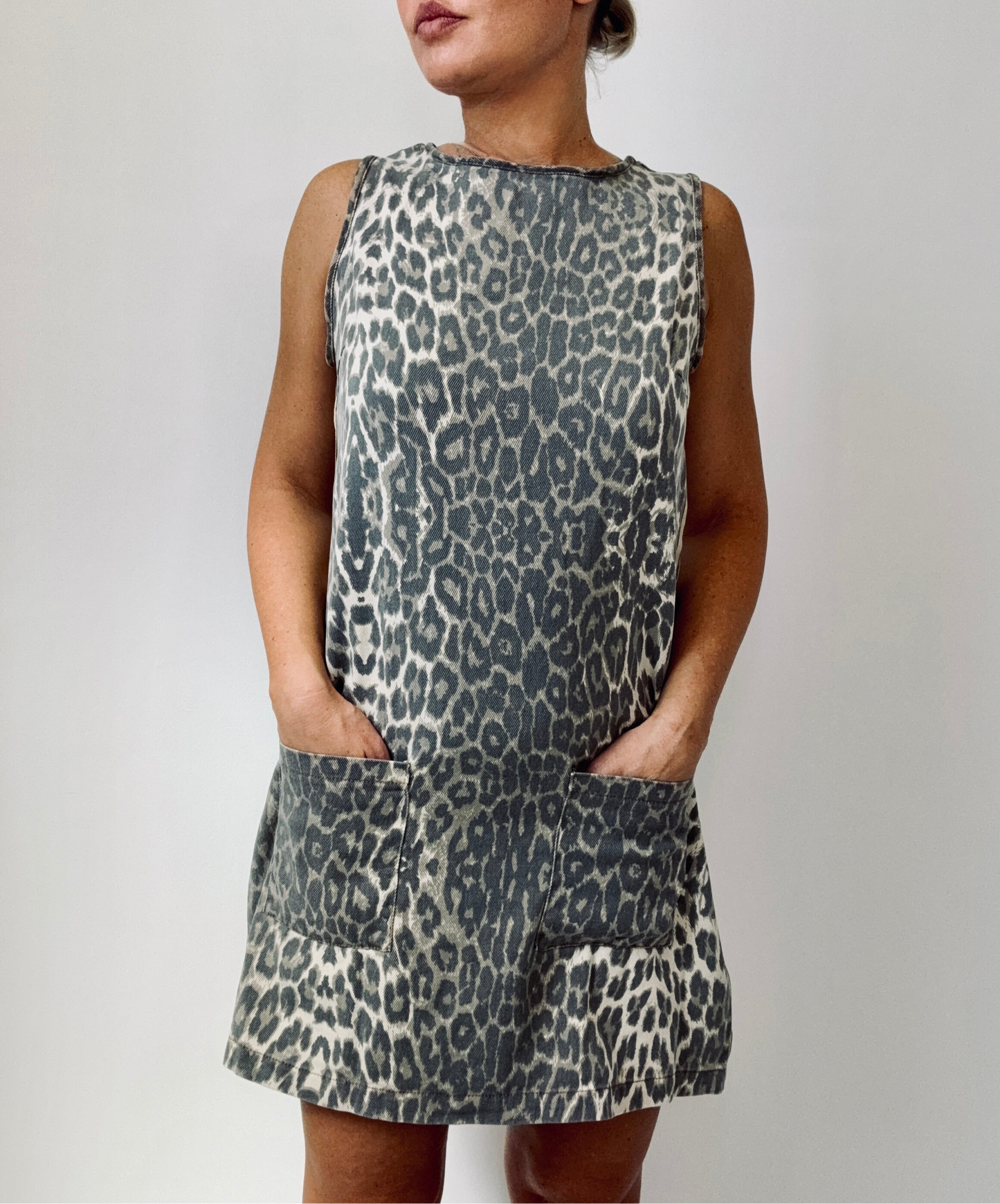 By Frankie / Leopard Racer dress