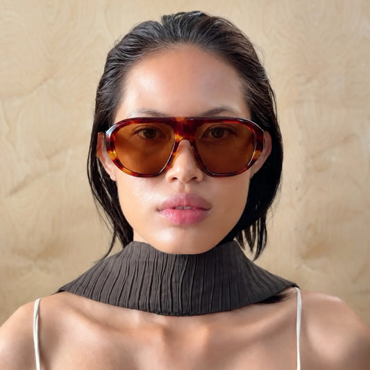 180EYEWEAR- 'DUNE' FT. HAVANA W. BROWN LENS