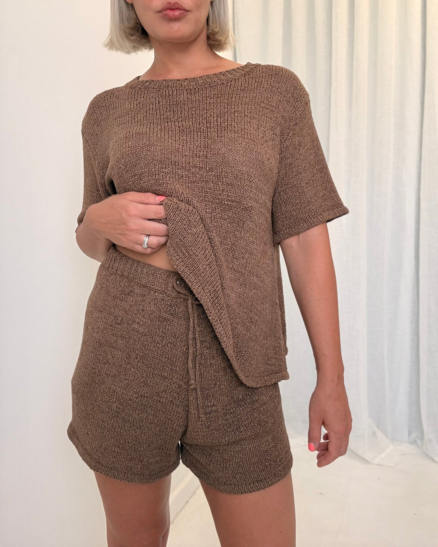 By Frankie / Knit Set- Chocolate