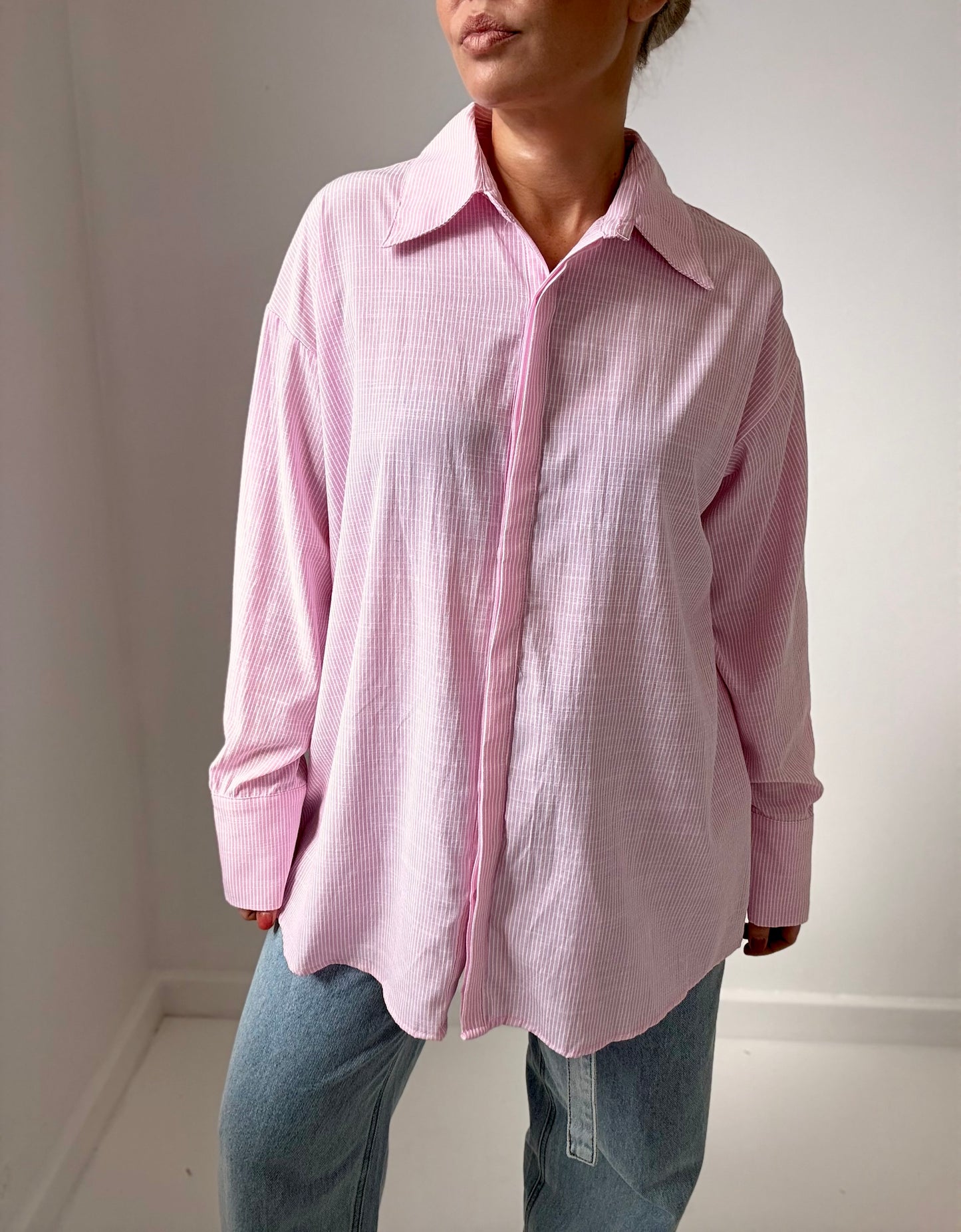 Noah oversized shirt- Pink