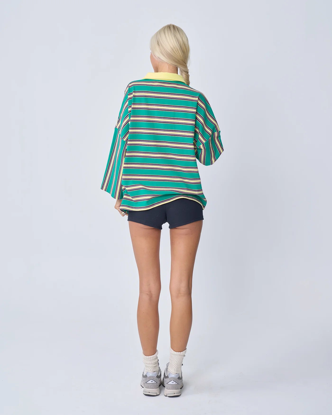 NEAR THE SEA-OVERSIZED POLO - GREEN