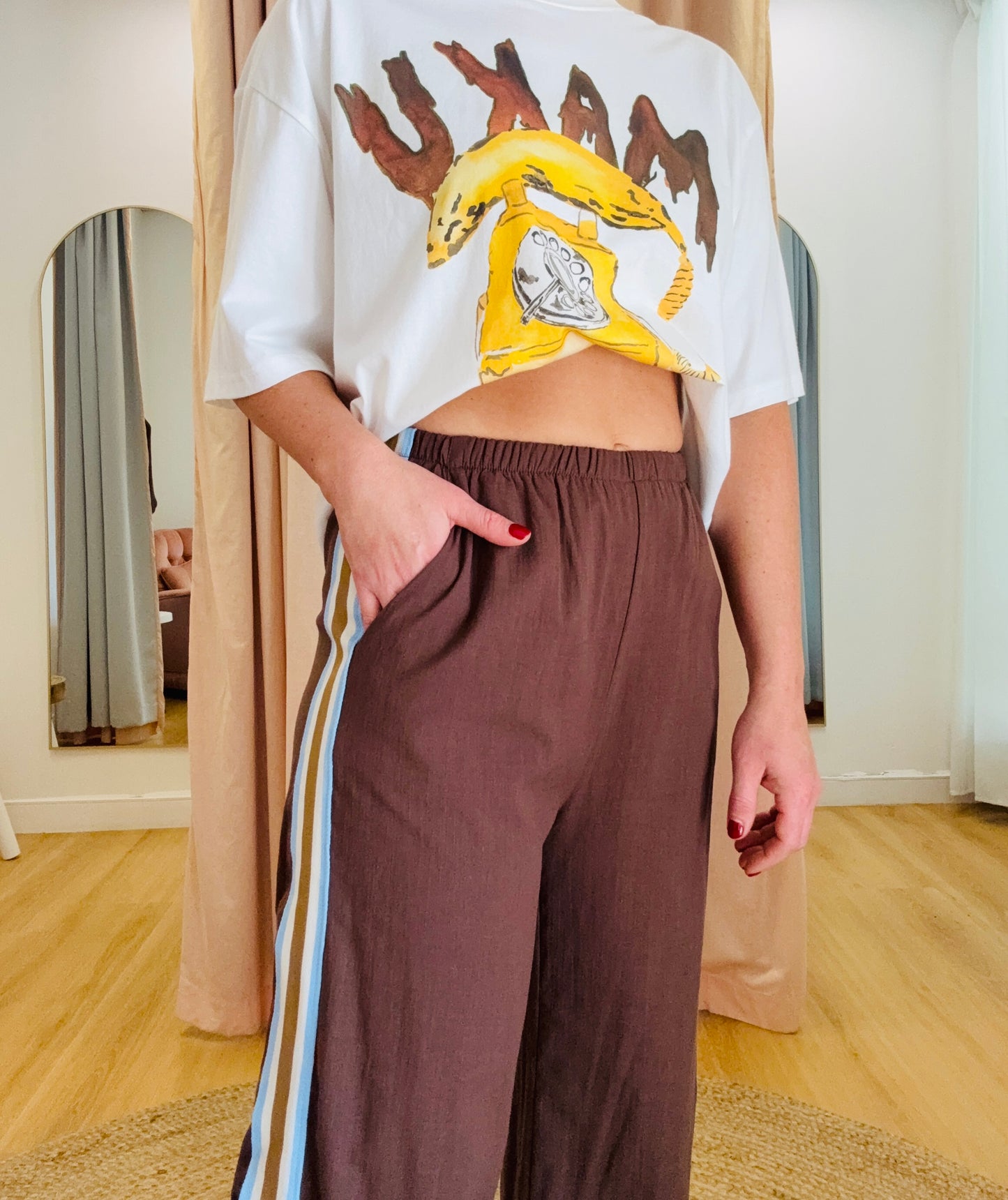 By Frankie/Racer Pant-Sky Choc