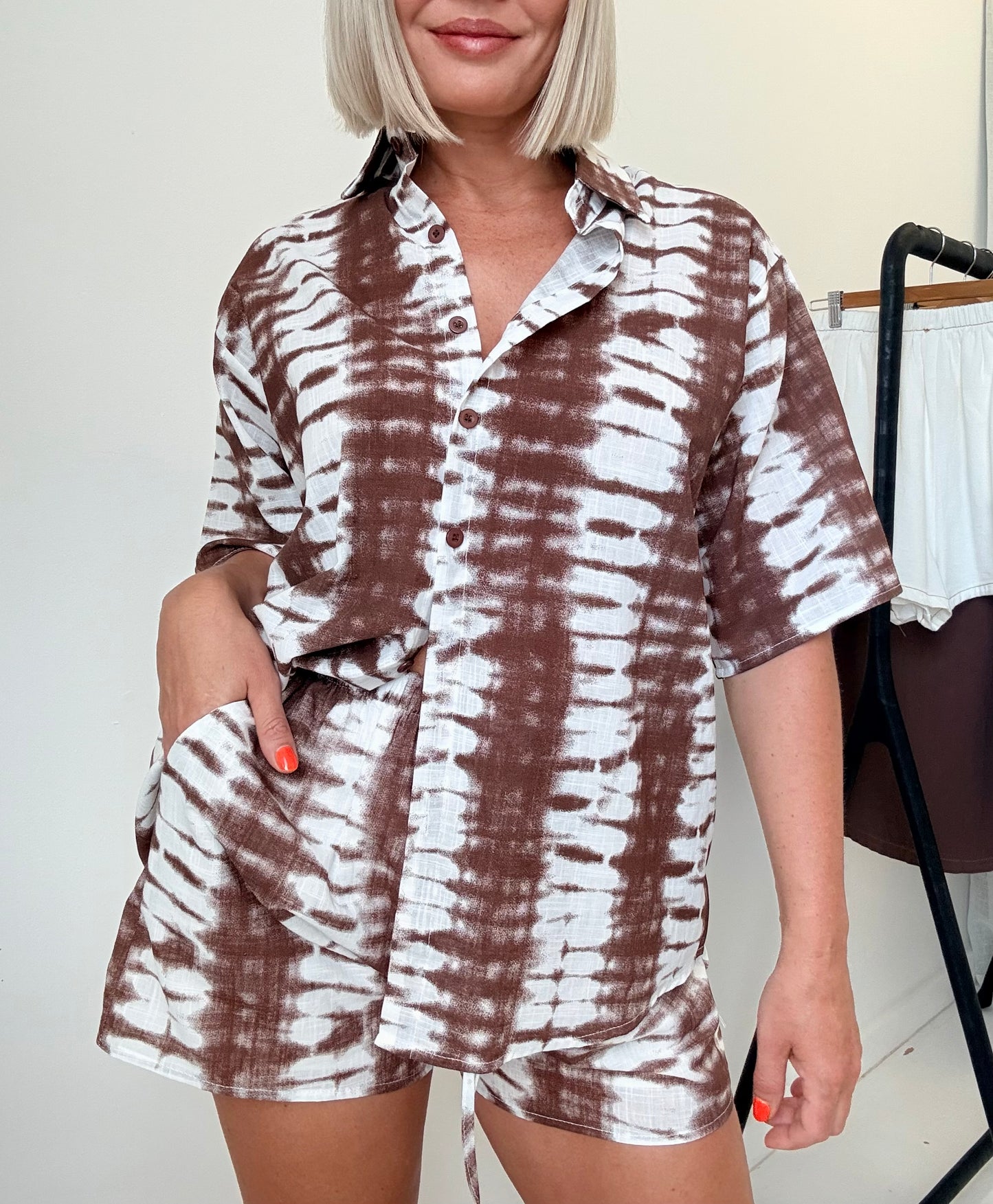 By Frankie/Tie-Dye Short Set￼