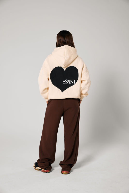 SŚAINT HEART HOODIE -Butter