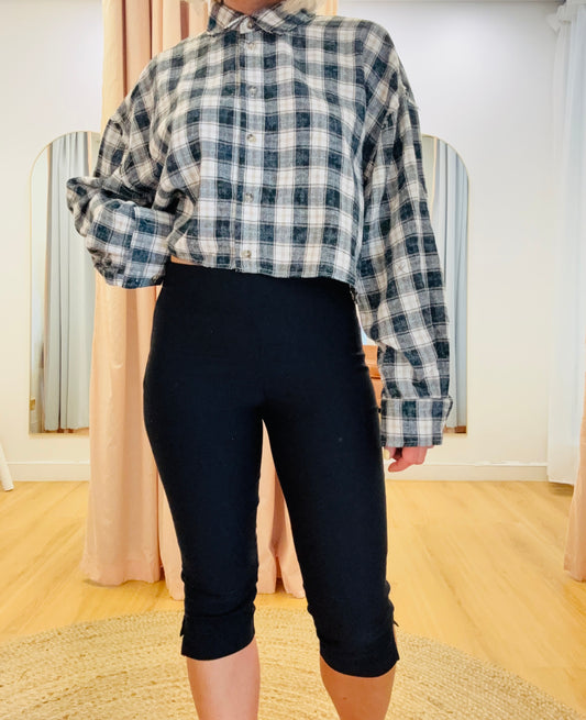 Heidi Capri Pants- Black
