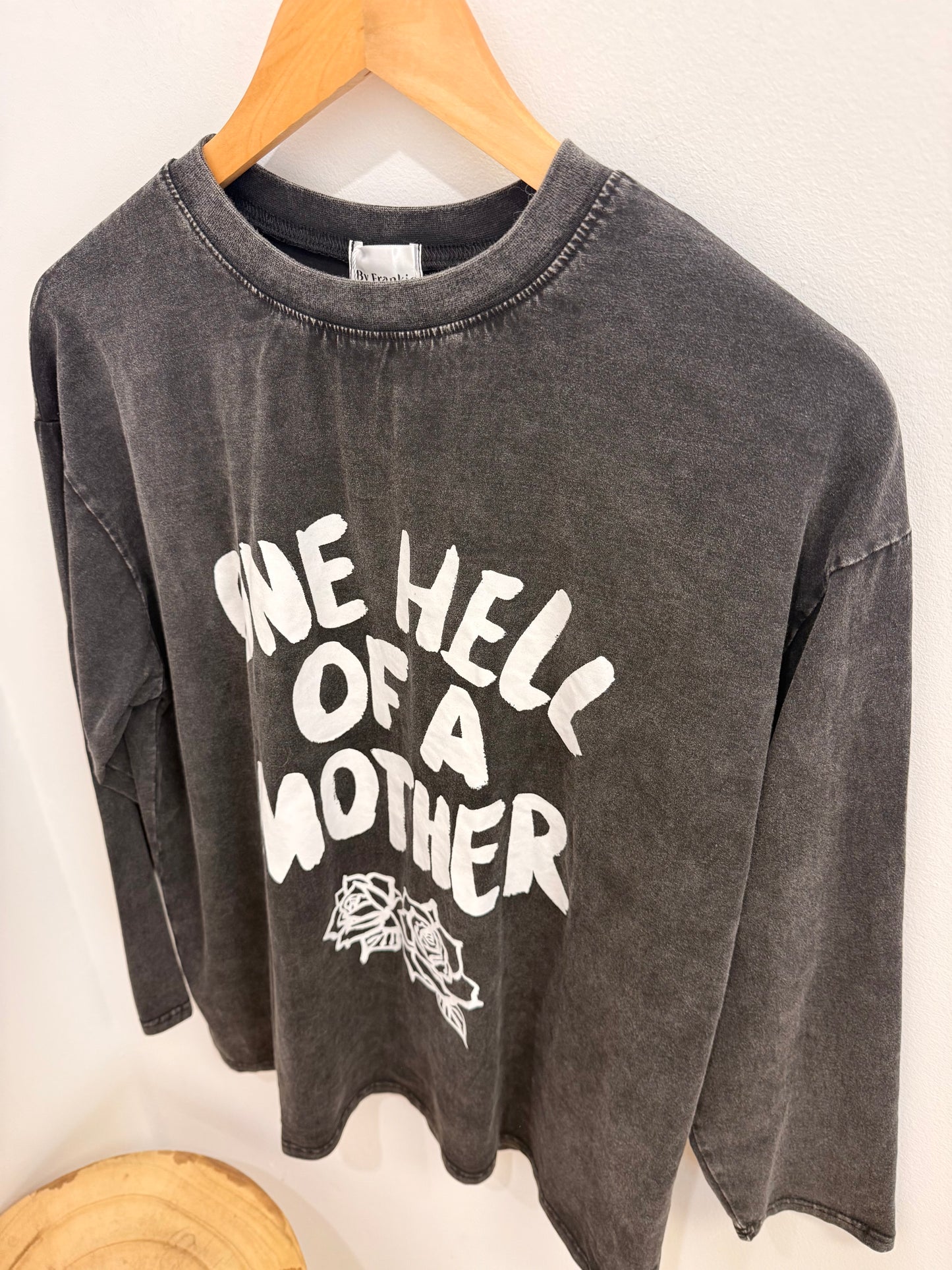 By Frankie / Mother Long Sleeve - Acid Wash