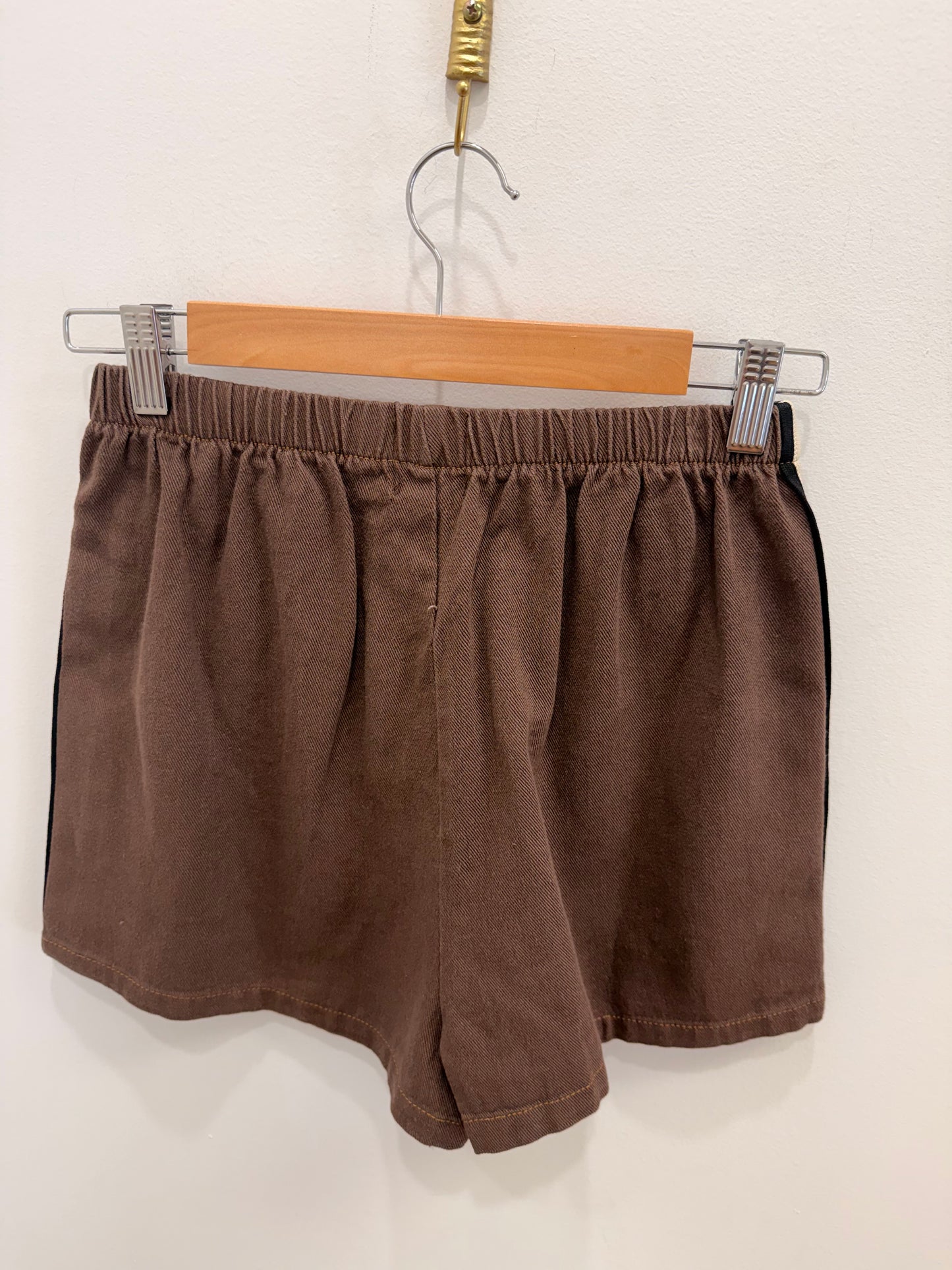 By Frankie Denim Short Racer-Chocolate