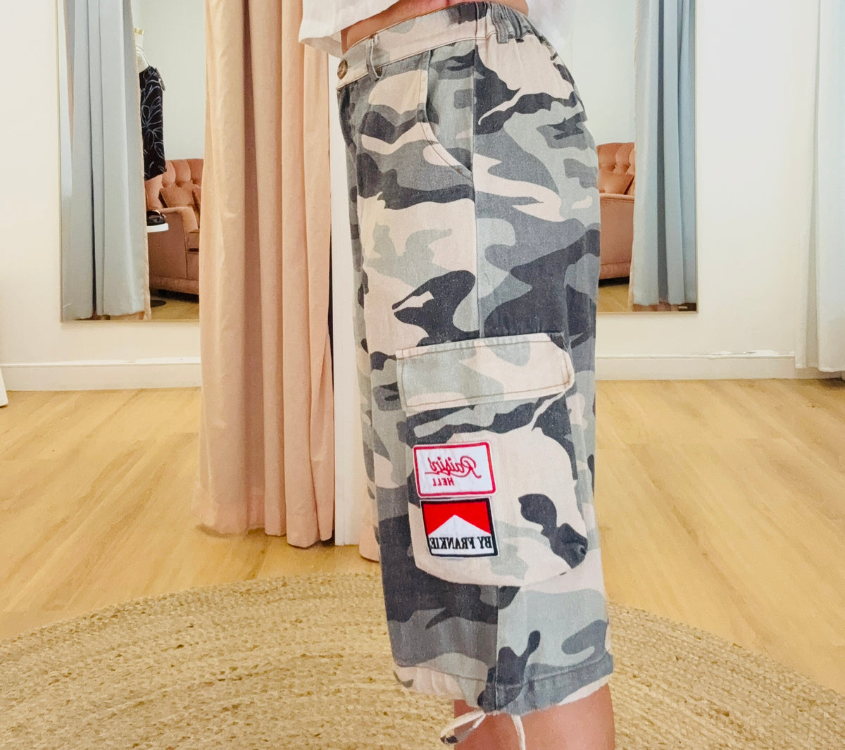 By Frankie/ Cargo Jorts- Camo