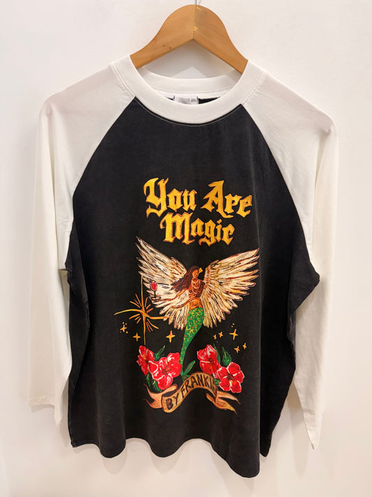By Frankie/You Are Magic- Acid Wash/White
