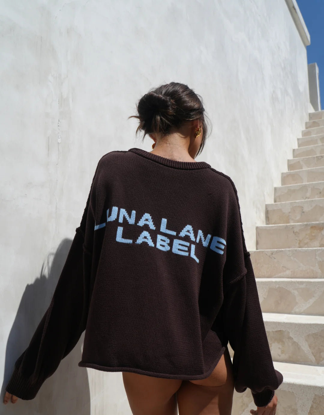 LUNA LANE- Juni Sweater / Chocolate