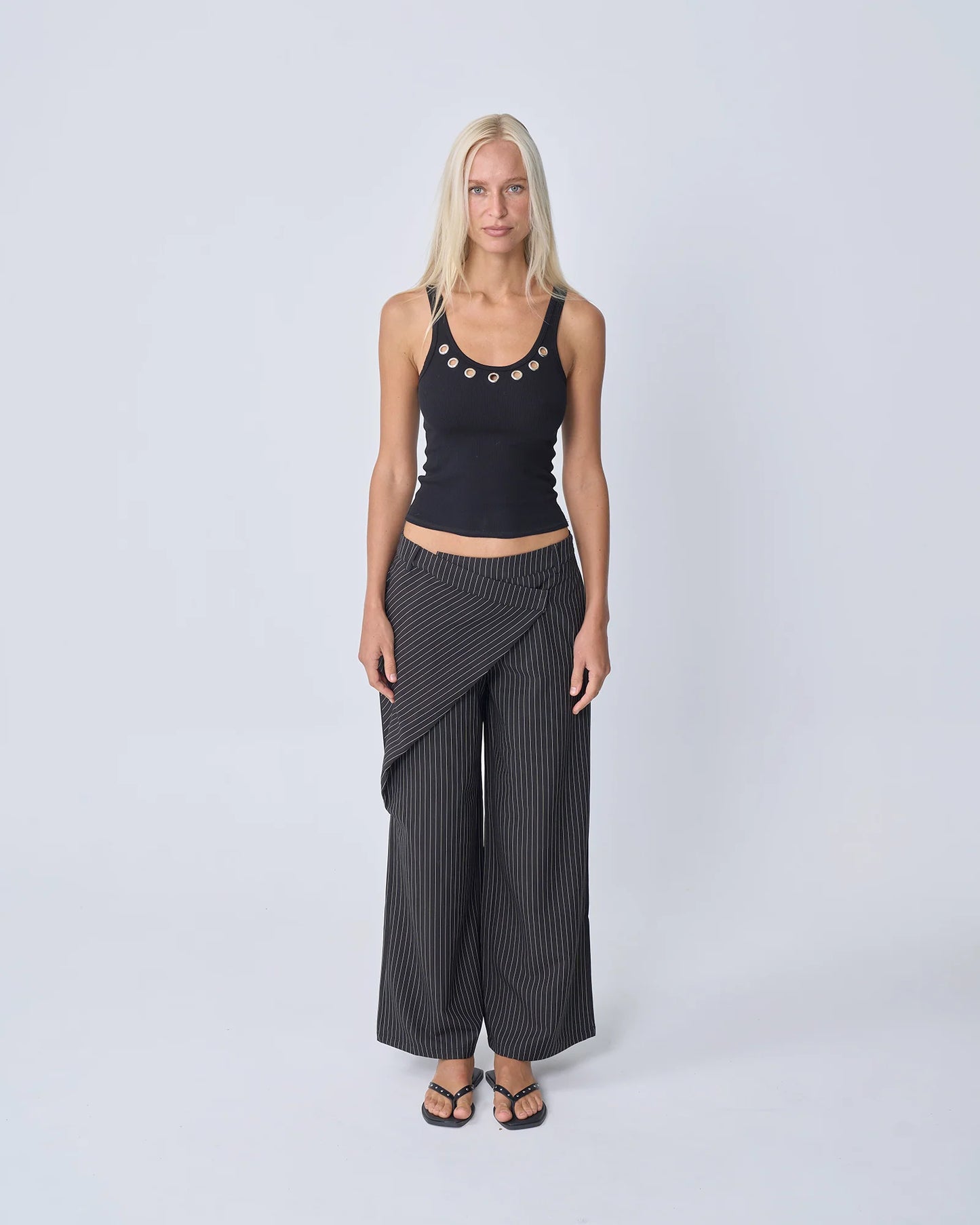 NEAR THE SEA- ASYMMETRICAL TROUSER
