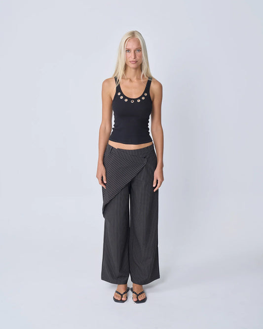 NEAR THE SEA- ASYMMETRICAL TROUSER