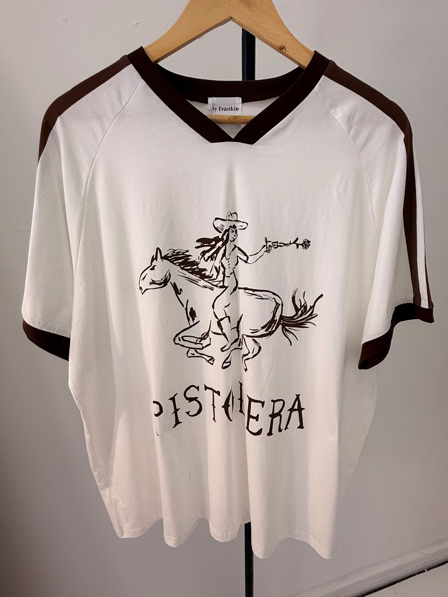 By Frankie / Pistolera Racer Tee- White