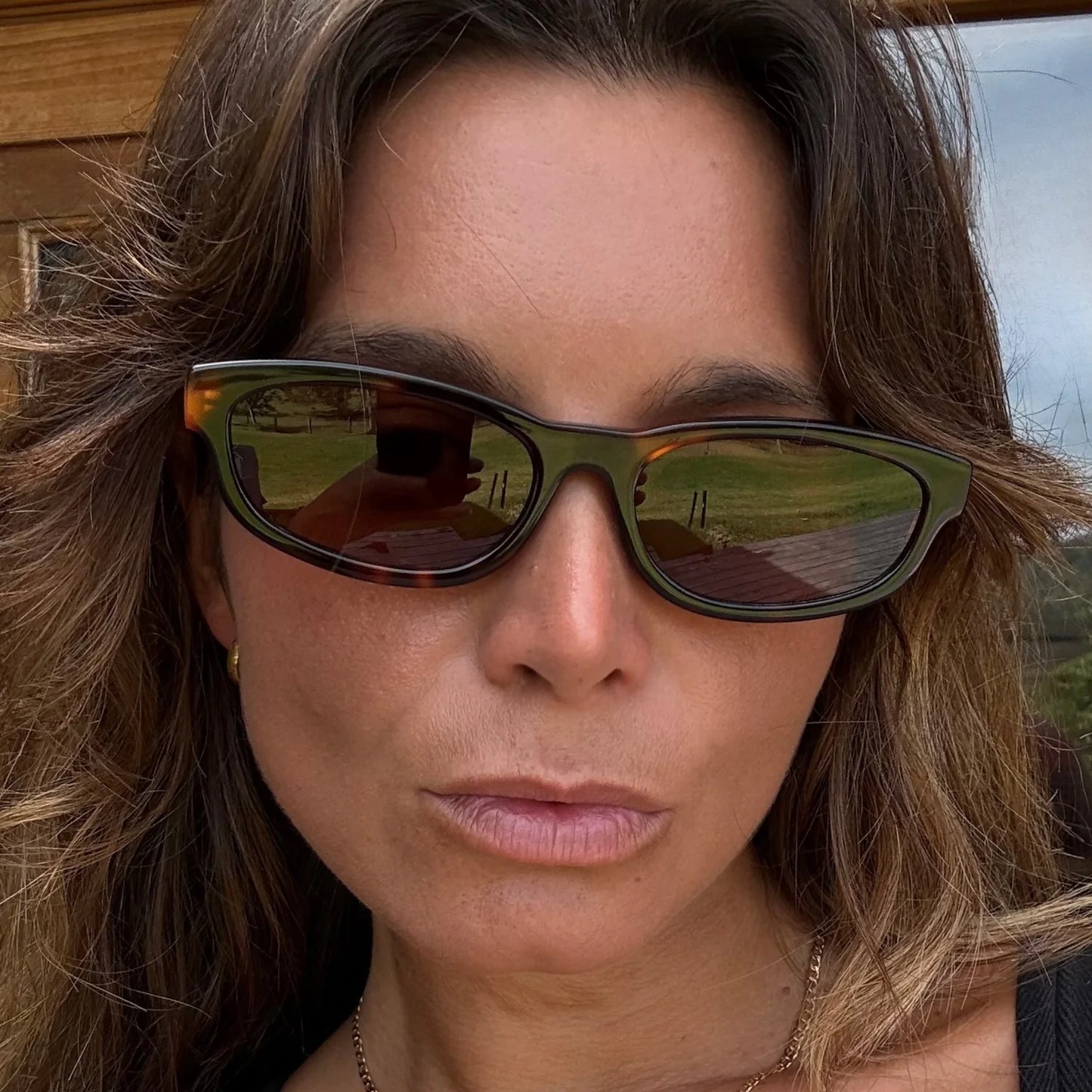 180 EYEWEAR 'GIA' FT. DARK TORT W. BROWN LENS