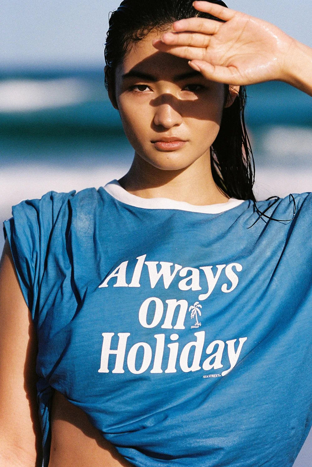 SEA STREET/ ALWAYS ON HOLIDAY T-SHIRT