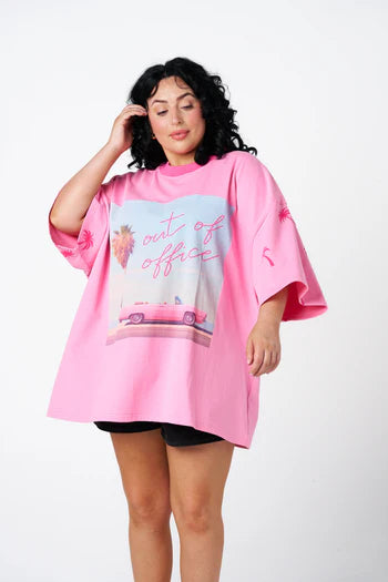 Hibiscus Hotel/ Out of Office Tee